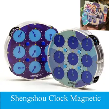 ShengShou Hodiny M Magnetické Sengso Cube Puzzle Magické Kocky Inteligencie Detí, Hračky