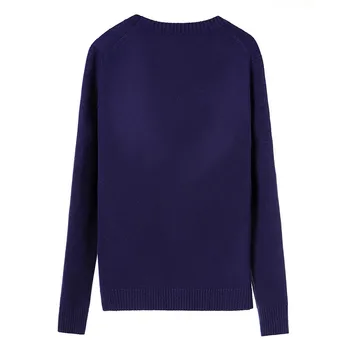 Nové zimné ťažké výšivky vlna golier na košeli súbor dlhý rukáv tričko, sveter top žena SA1133