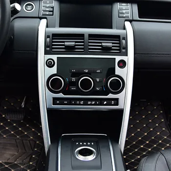 Auto Tabuli Klimatizácia Tlačidlo Ovládania Hlasitosti Gombík Prepnúť Panel Rám, Kryt Nálepky Na Land Rover Discovery Šport-2016