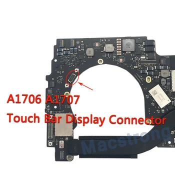 Nová A1706 Touchbar Displej, Konektor pre MackBook Pro Retina A1706 A1707 LCD Displej, Konektor konektora Na základnej Doske
