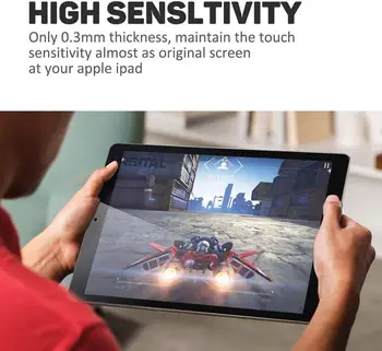 Pre Apple IPad Vzduchu 1 2/Pro 9.7 palca/iPad 5 6. Generácie , 2017 2018 - Tablet Tvrdeného Skla na Obrazovku Film Protektor Kryt