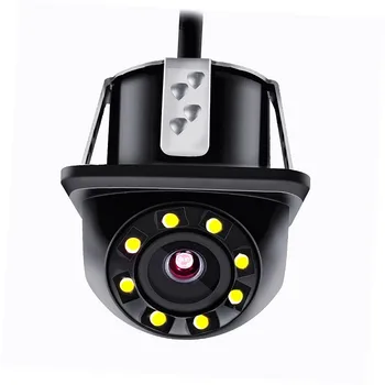 BYNCG Dynamickej Dráhe Univerzálny 8 Svetiel CCD HD farba Nepremokavé auto parkovacia Kamera zálohy Nočné Videnie Parkovacie Kamery