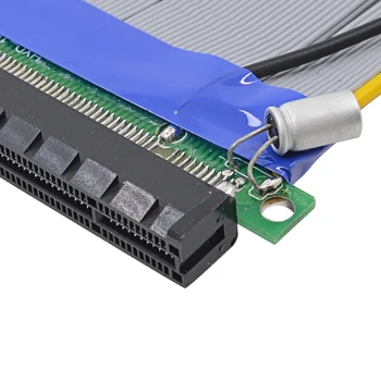 CHIPAL PCI-E Vzostup Karty PCI Express PCIE 16X až 16X Adaptér Pružný pás s nástrojmi Predlžovací Kábel Napájací zdroj pre Bitcoin Mining