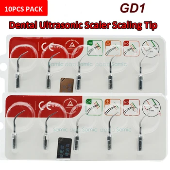 10pcs Zubné Ultrazvukové Scaler Tip GD1 pre DTE/ Satelec/ NSK Varios/ Gnatus/ Bonart/ Rollence-S/ HU-FRIEDY Bielenie Zubov