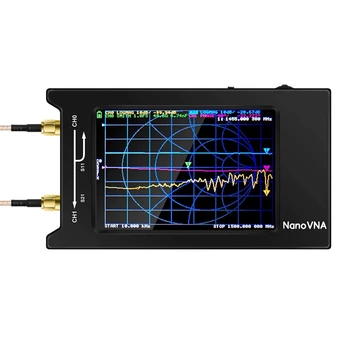Nové NanoVNA-H4 4 Palcový LCD Displej 50KHz-1,5 GHz VNA HF a VHF UHF UV Vektor Analyzátora Siete Anténa Analyzer