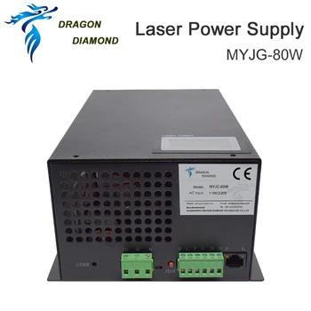 Dragon Diamond 80W-100W Co2 Laser Napájanie Pre Co2 Laserové Gravírovanie a Rezanie Stroj MYJG Série