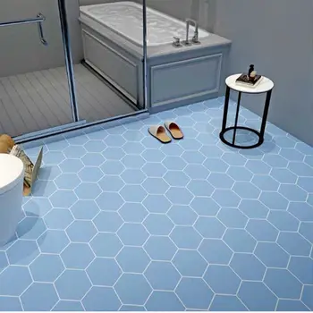 Zahustiť podlahové samolepky kúpeľňa kuchyňa obývacia izba tapety pozadia na stenu ako samolepiace non-slip nosenie-odolný PVC samolepky
