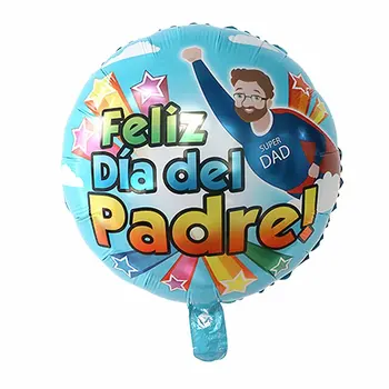 50Pcs 18-palcové španielsky Šťastný Deň otcov Hélium Balón Feliz Dia Super Papa Fóliové Balóniky Otec Party Dekorácie Baloes Globos