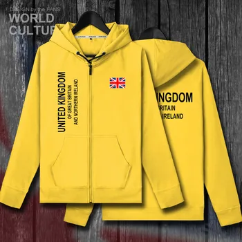 UK Spojené Kráľovstvo Veľkej Británie GBR kabát mens rúna hoodies zimné svetre mužov bundy a národ mikina oblečenie 2018