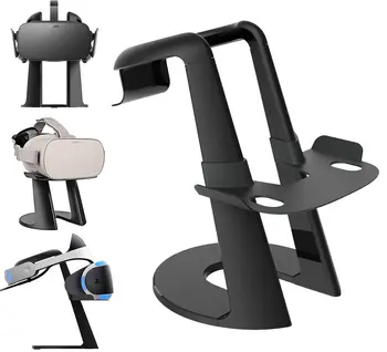 Vr Stojan, Virtuálna Realita Headset Displej Držiak Pre Všetky Vr Okuliare - Htc Vive, Sony Psvr, Oculus Rift, Oculus Ísť, Google Dayd