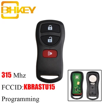 BHKEY 315Mhz Diaľkové Auto kľúč Pre Nissan KBRASTU15 Pre Nissan Altima Armada Maximá Sentra 2002-2007 kľúče od Auta