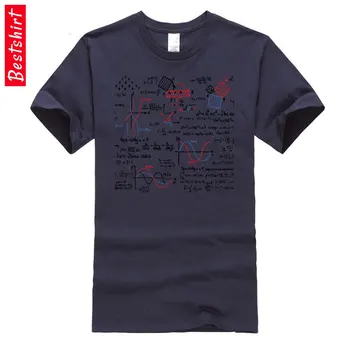 Matematika Matematika Vzorce, Čísla, Grafické Tshirts Geometrické Oblasti Theroy Vedy Fyzikálna Chémia Bavlna Muži T-Shirt