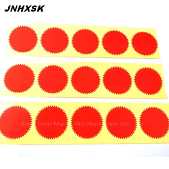 JNHXSK 45mm, červená pečiatka nálepku 20 listov 100ks výstroj nálepky Zapečatené pečiatky, nálepky, Osvedčenia výstroj štítky nízka cena