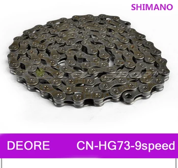SHIMANO DEORE MTB Horský Bicykel HG73-9 9 Rýchlosť 116 Odkaz Koleso Reťaz náročné Použitie Úsek Ochrany