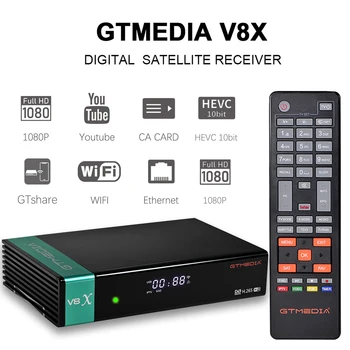 Satelitný Prijímač GTmedia V9 Super V8X Španielsko najlepšie 1080P DVB-S2 rovnaké GTmedia V8 Nova / Česť dekodér WiFi