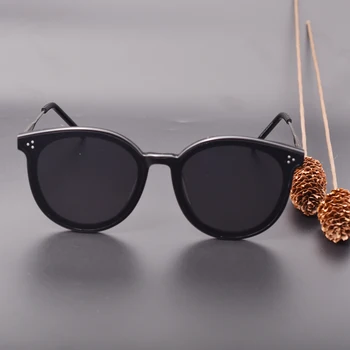 Vysoko Kvalitné Módne, Luxusné značky dizajn slnečné Okuliare Acetát Okrúhly Polarizačný UV400 šošovky Jack Slnečné okuliare So značkou Prípade