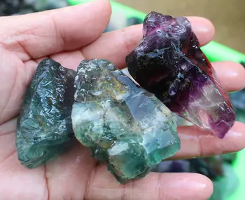 1 kg 2,2 LB Surové Prírodné Farebné Fluorite Crystal Klenot Kameň Drsný Rock Displej Minerály,veľa Šťastia, Drahých Kameňov , Doprava Zdarma