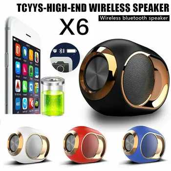 TCYYS-X6 Bluetooth Audio Wireless Dual Reproduktor-108 DB HiFi Prenosné Stereo Zvuk Nové