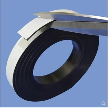 10M Samolepiace Magnetický Prúžok Gumy Flexibilné Magnet DIY Pásky Šírka Pásky 15 mm Hrúbka 1,5 mm