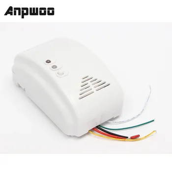 ANPWOO 12V Plynu Detektor Senzor, Alarm, Propán Bután skvapalnený ropný plyn Zemný Karavan Pre domáci Alarm System Security