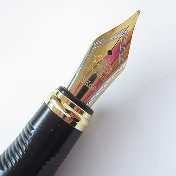 Vysoká kvalita Jinhao X450 Iraurita Plniace pero Full metal Zlatý Klip luxusné perá študent Darček Písacie potreby Kancelárske školské potreby
