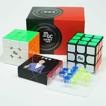 Pôvodné YJ MGC V2 M 3x3x3 Magnetické Magic Cube Verzia 2 Yongjun MGC V2 2*2 Rýchlosti Cube pre Mozgu Školenie Hračky pre Deti Deti