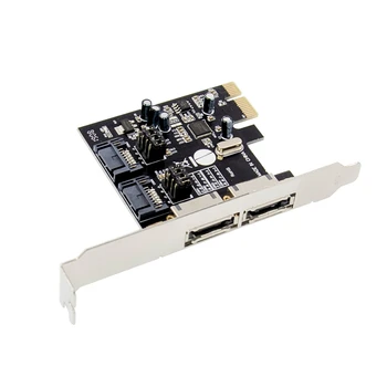 ESATA PCIE SATA III Rozširujúca Karta PCI-E na SATA3.0 6Gb/S PCI-E Express Adaptér ASM1061 Chipest pre PC