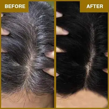 Sivá Reverzné Farba Vlasov Šampón stmavnutie šampón Proti lupinám Šampón Vyživuje Čierne Vlasy Oprava Poškodených Suché Vlasy 200 ML