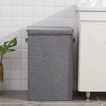 Móda nepremokavé práčovňa vedro skladacia špinavé oblečenie skladovanie umývanie bin domáce použitie skladacie rohu práčovňa kôš s vekom