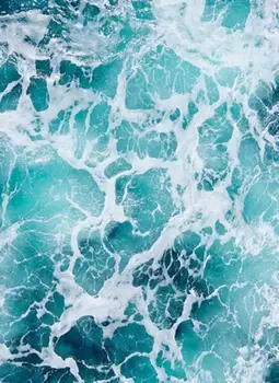 Prispôsobiteľné Modernej Fotografie Umenie Minimalistický Nástenné Maľby Hlboké Modré Oceánu Vlny Mora Frameless Plátno Hd Tlač Dekorácie