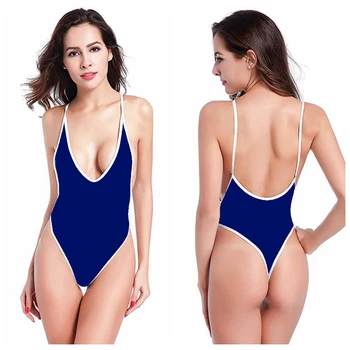 Kombinéza Ženy Plavky Spandex Sexy Micro Bikini, Plavky Jeden Peice Hlboké V Celých plavky dámske Plavky Dropshipping