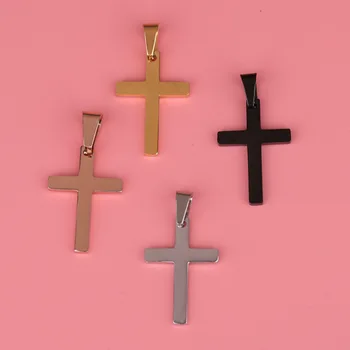 Veľkoobchod 20Pcs Punk Kríž zobrazili kľúčové tlačidlá z Nehrdzavejúcej Ocele, Výrobu Šperkov Prívesky DIY Náhrdelník Náramok Keychain zobrazili kľúčové tlačidlá Pre Šperky Robiť