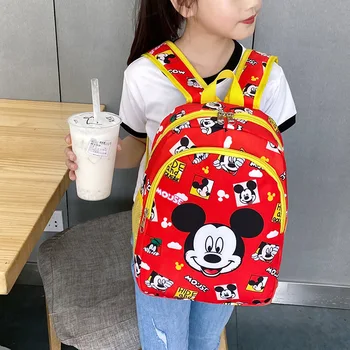 Disney mickey mouse batoh Aktovka žena študent strednej školy, areálu taška cez rameno ležérne módne kabelky batoh