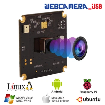 13MP Fotoaparát s automatickým zaostrovaním Modul USB formáte mjpeg 10fps 3840x2880 Sony IMX214 Mini 38*38mm PCB Fotoaparát Rada pre Linux, Windows, Mac, Android