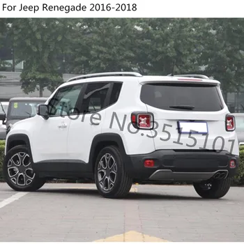 Pre Jeep Renegade 2016 2017 2018 2019 2020 Auto Hlavu Strane Hmlové Svetlo Zatáčaní na Čítanie Rám Stick ABS Chrome Kryt Výbava Panel 2 ks