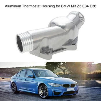 Hliníkové Termostat Bývanie Kryt s Tesnenie pre BMW M3 Z3 E34 E36