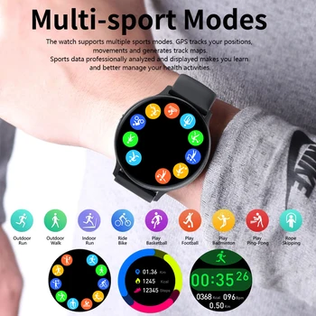 LIGE Módne Smart Hodinky Mužov Bluetooth Hovor Sledovať Monitor Srdcového rytmu Hudby Skladovanie Multi-Sport Mode Nepremokavé Ženy Smartwatch