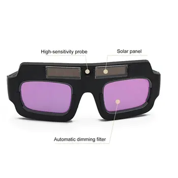 Automatická Premenná Fotoelektrické Zváracie Okuliare Automatické Svetlo Zmeniť Anti-Glare Oči Shied Okuliare Okuliare Prilba Zváranie