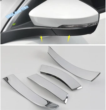 Lapetus Auto Styling Dverí, Spätné Zrkadlo Chrániť Pásy Streamer Chrome Kryt Výbava Fit Pre Volkswagen T-Roc T Roc 2018 - 2021