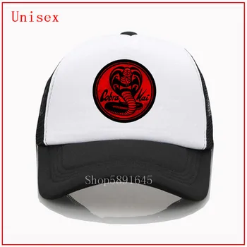 Cobra Kai znak - Červený snapback čiapky pre mensun ochrany klobúk criss cross copu klobúk Najnovšie popularitu slnečné clony pre ženy