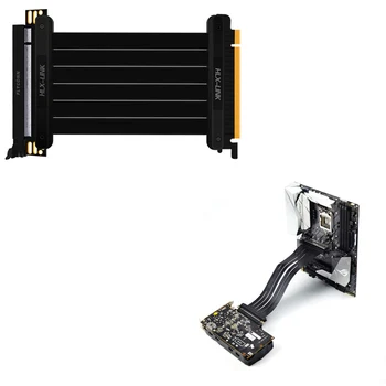 Vysoká rýchlosť PCI E 3.0 xpress 16x predlžovací kábel môže byť ohnuté Adaptér Stúpačky Karty PC Grafické Karty Konektor Kábla 23 cm PCIe Stúpacie