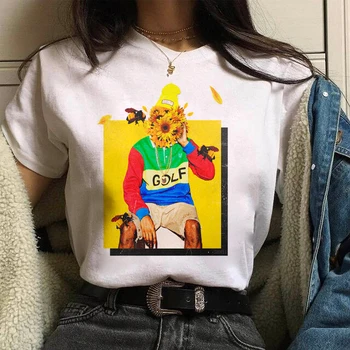 Tyler, The Creator t shirt ženy Golf Wang T-shirt Hlasovať Igor módne Topy Uložiť včely Tee Bežné Hip Hop grafické kórejské oblečenie