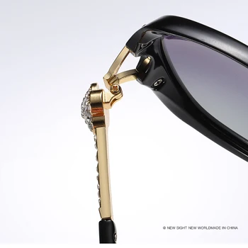 Dizajn značky Dámske Motýľ Polarizované slnečné Okuliare pre Ženy Lady Ružové Okuliare na Slnko Žena Jazdy Okuliare Odtiene Oculos De Sol
