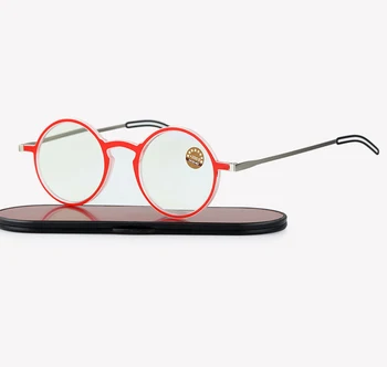 Manhattan okuliare na čítanie + Milano eloxovaného hliníka, magnetické veci | Okrúhle čierne rámy Presbyopia Reader Ďalekozrakosť Okuliare