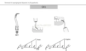 2 ks/veľa GK1 Zubné Vzduchu Scaler Tip pre KAVO SONICFLEX SIRONA SROAIR STRANU NONIC LINE Zubné Zariadenia Handpiece