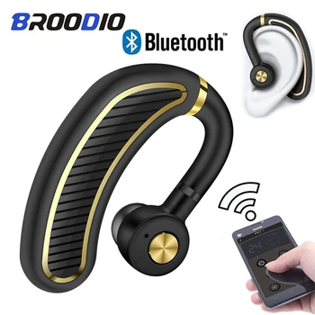 Bezdrôtové Bluetooth Stereo Slúchadlá Ucho Športové Slúchadlá Business Headset 300mAh Jeden Handsfree Headset S Mikrofónom