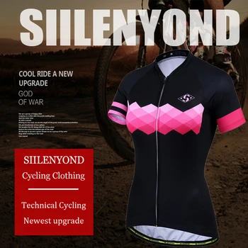 Siilenyond 2019 Ženy, Cyklistika Dres Nastaviť Lete Anti-UV Krátke Cyklistické Oblečenie Quick-Dry MTB Bike Cyklistické Oblečenie Oblek
