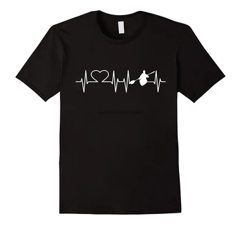 Tep Kajak T Shirt Kanoistika T-Shirt Rieky Kanoe Tee Vytlačené Letné Štýl Tees Muž Harajuku Top Fitness Oblečenie Značky
