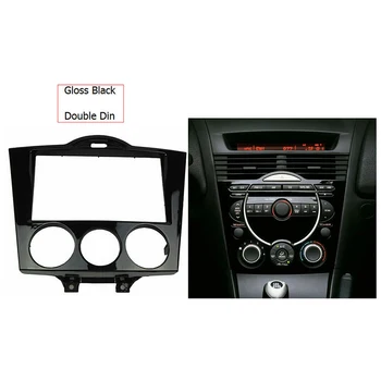 2 Din Stereo Panel Pre Mazda Rx-8 Rx8 2003-2008 Rádio Fascia Palubnej Doske Auta Rám Rám