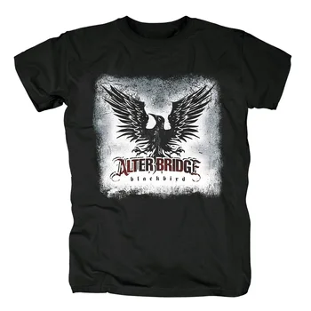 6 druhov Alter Bridge Camiseta Rock Značky tričko fitness Hardrock Ropa Mujer heavy Metal, Punk skateboard streetwear čaj čierny vták